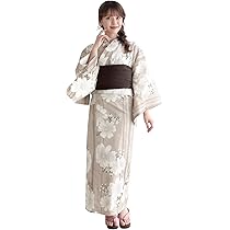 KYOETSU 変わり織浴衣6点セットEG Amazon | [KYOETSU] [キョウエツ] 浴衣セット 変わり織 生成り 6